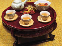 Dụng cụ pha trà hồng sâm Hàn Quốc