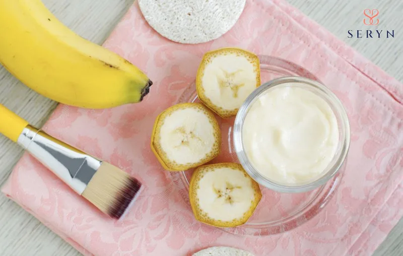 Mặt nạ dưỡng da chống nếp nhăn bằng chuối chín