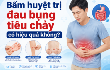 Bấm huyệt trị đau bụng tiêu chảy có hiệu quả không?